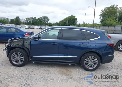 2025 Acura Mdx Standard из США, поврежденный, VIN 5J8YE1H39SL024812
